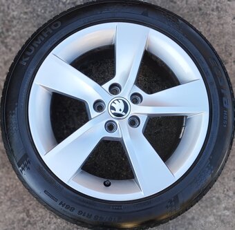 Originál sada disků Škoda Fabia III, Rapid 5x100 R16 Alore - 4