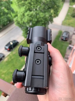 Puškohled 4x32, 20mm rail, včetně ochranného krytu - Airsoft - 4