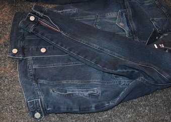 HILFIGER TOMMY Jeans - modrá, bunda ,velikost "M", NOVÁ - 4