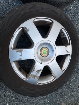 Alu kola 16” 5x112 Škoda a letní pneu 205/55/R16 - 4