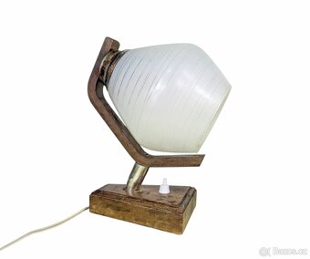 Retro lampička Dřevo Humpolec - 4