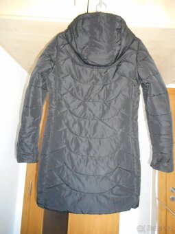 dámská oboustranná bunda - potisk listy - 4