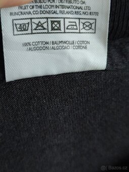 Triko pánské černé - 4