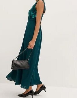 Elegantní dlouhé společenské šaty 46/48 - 4