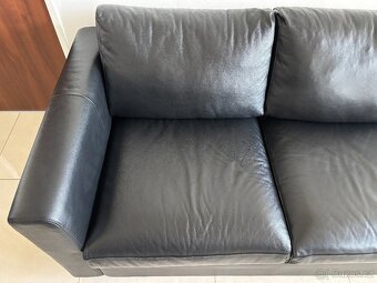 3místná kožená pohovka IKEA Vimle, Grann/Bomstad - 4
