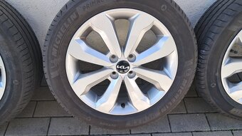 Prodám original letni alukola Kia Rio 4x100 195 55  16 - 4