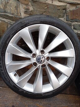 Alu kola 5x112 r18 original Vw Turbine - 4