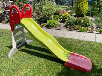 Skluzavka s vodotryskem Toboggan XL Slide Green Smoby 230 - 4