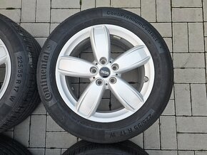 Originál alu kola MINI Coutryman 5X112 7 1/x17 + letní pneu - 4