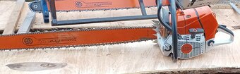 Nová pila Stihl MS661, řetězy, lišty, katr na fošny a trámy - 4