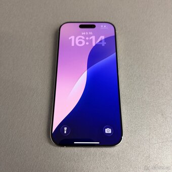 iPhone 16 Pro 128GB bílý, 100% baterie, bez škrábance - 4