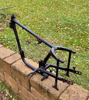 ČZ 125 453 - rám se štítkem rok 1961 - 4