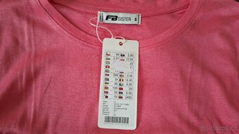 Dámské krátké růžové triko - 4