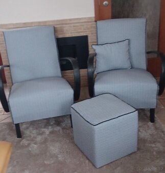 Párová křesla křesla Halabala C - 4