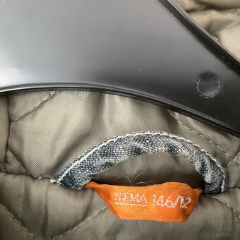 Dívčí teplá džínová parka s kapucí- Hema-146/152 - 4