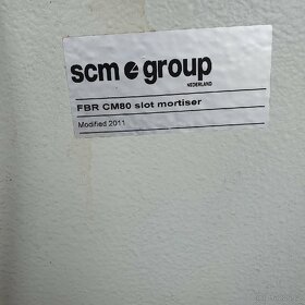 Vrtací dlabačka SCM cm80 - 4
