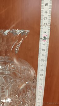 Váza broušená velká/pohár broušený 41 cm - 4