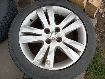 Alu kola 4x108R17 Peugeot 5008 + zimní pneumatiky - 4