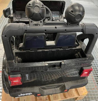 Dětské elektrické auto Jeep Wrangler Rubicon,černé - 4
