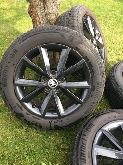 ALU kola Škoda Beam 5x100 R16, letní pneu - 4