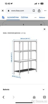 Knihovna/ Police Ikea Fjabblo - 4
