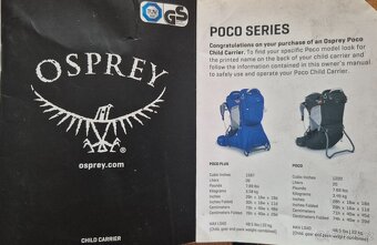 Osprey Poco Plus dětská nosička Starry Black 26L, 3.58kg, ma - 4