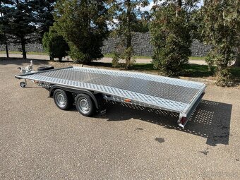 Přepravník snížený, kurtování celá plocha 450x210cm, 2700kg - 4