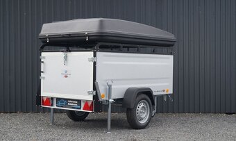 Böckmann® Multifunkční Camping Přívěsný Vozík + Stan - 4
