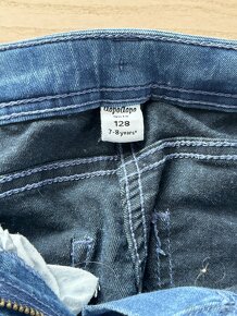 Holčičí úplně nové džíny, kalhoty 3x - 4