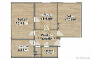 Prodej, byt 3+1, 85 m², Kroměždice - 4