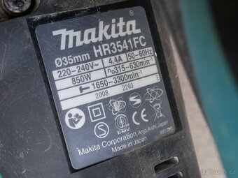 sds max vrtací kladivo Makita HR3541FC - 4