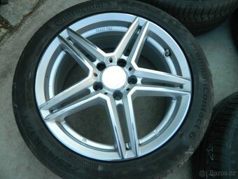 alu kola 5x112 + letní pneu Continental 7mm,r17 - 4