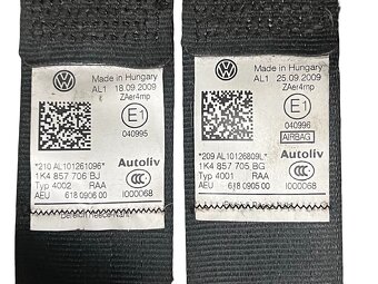 Palubní deska černá 81X 5K1857001A VW Golf 6 r.v. 2010 - 4