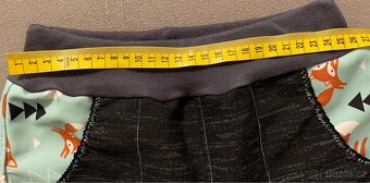 Dívčí softshellové kalhoty podšité fleesem, reflexní 122-128 - 4