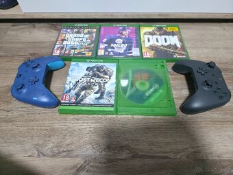 Xbox One X 1TB - Gold Rush Edition,Kinect,Hry,2x Ovladače - 4