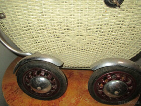 Retro kočárek košatina - 4