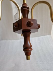 Prodám starožitný tříramenný lustr - 4