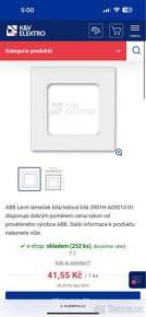 Termostat ABB Levit bílý - 4