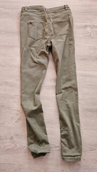 Next khaki džíny s vysokým pasem 14/42/L-XL - 4