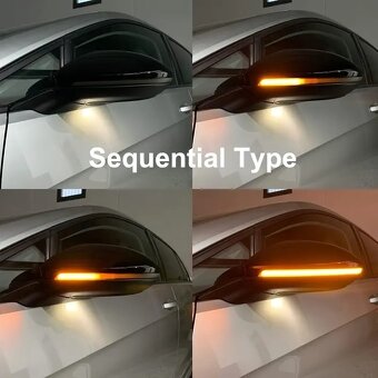 Dynamické blinkry LED VW Golf 7 VII MK7.5 JETTA MK7 - 4