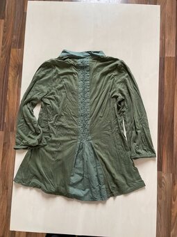 Khaki halenka, vel 2 cca S/M, Nougar - 4