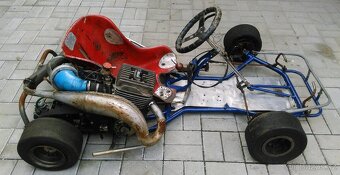 Dobová závodní motokára čz jawa pionýr ficht babeta sachs ND - 4