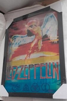 3D měnící se obraz legendární skupiny Led Zeppelin - 4