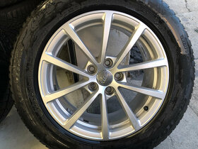 Prodám orig. ALU disky Audi s pneu zimní 225/60/17 - 4