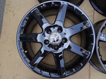 Alu disky origo černý Mercedes, 17", 5x112, ET 54, šířka 7J - 4