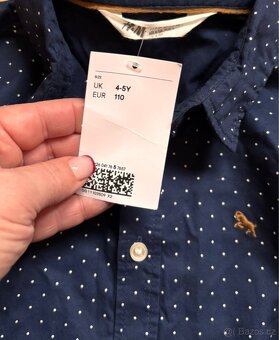 Krásná klučičí nová košile H&M vel.110 - 4