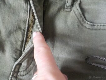 Desigual tmavě zelene džiny vel 38 pas82+ elastan - 4