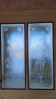 Krásné staté dveře dřevěné - 4