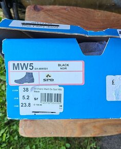 Cyklistické boty Shimano MW5 - 4