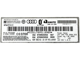 Bluetooth handsfree jednotka 8T0862335D Audi A4 B8 8K 2010 - 4